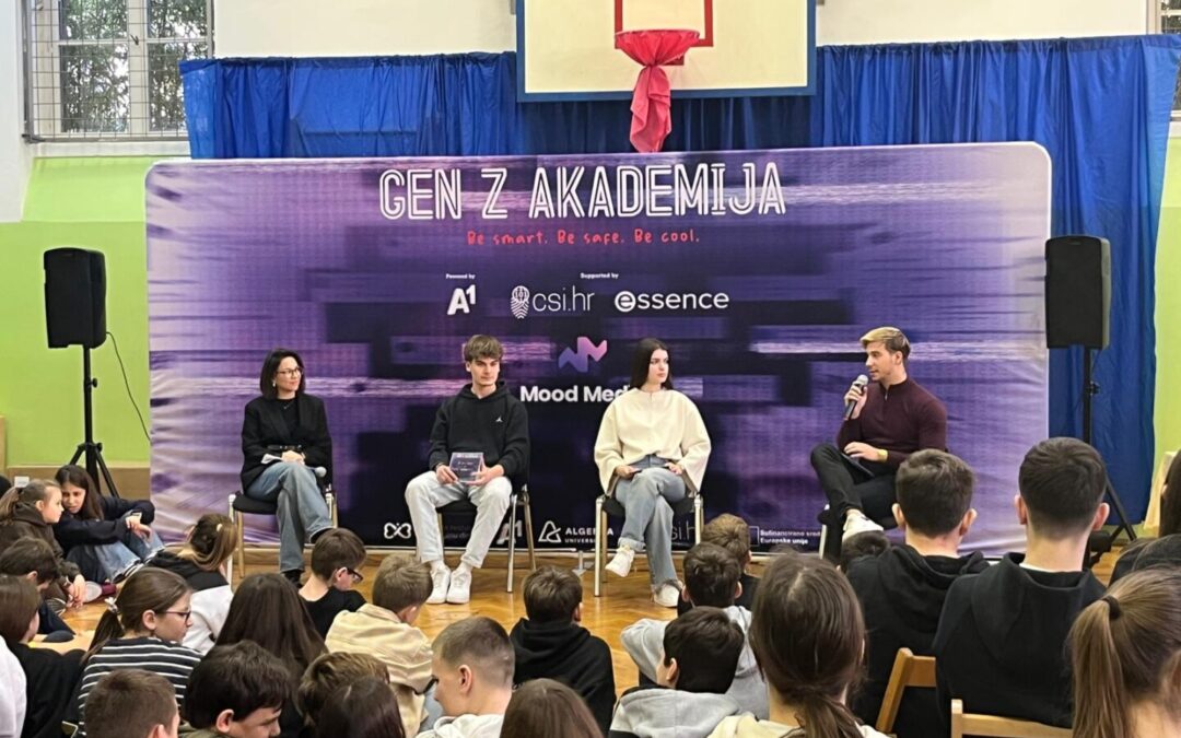 Gen Z akademija- projekt u suradnji s CSI, A1 i agencijom Mood Medija