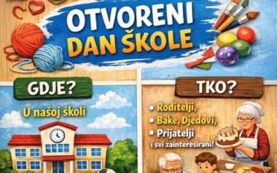 Otvoreni dan škole – obavijest za roditelje