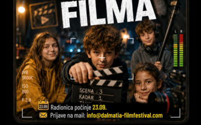 Mala škola filma – obavijest za učenike od 5. do 8. razreda i njihove roditelje